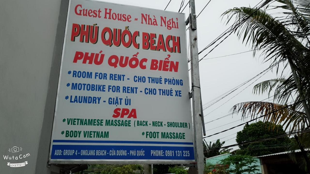 Phu Quoc Beach Guesthouse מראה חיצוני תמונה